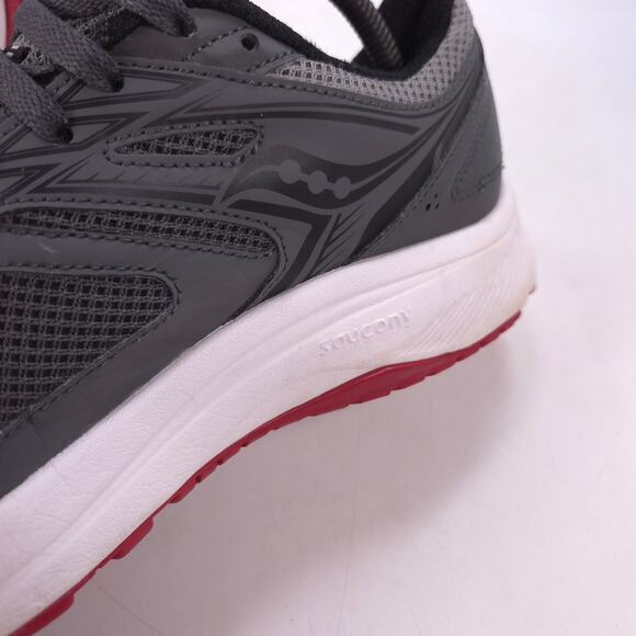 Saucony Cohesion 14 Trail Running Shoe Mens Size 8 S20628-2 Gray Red - Picture 8 of 9